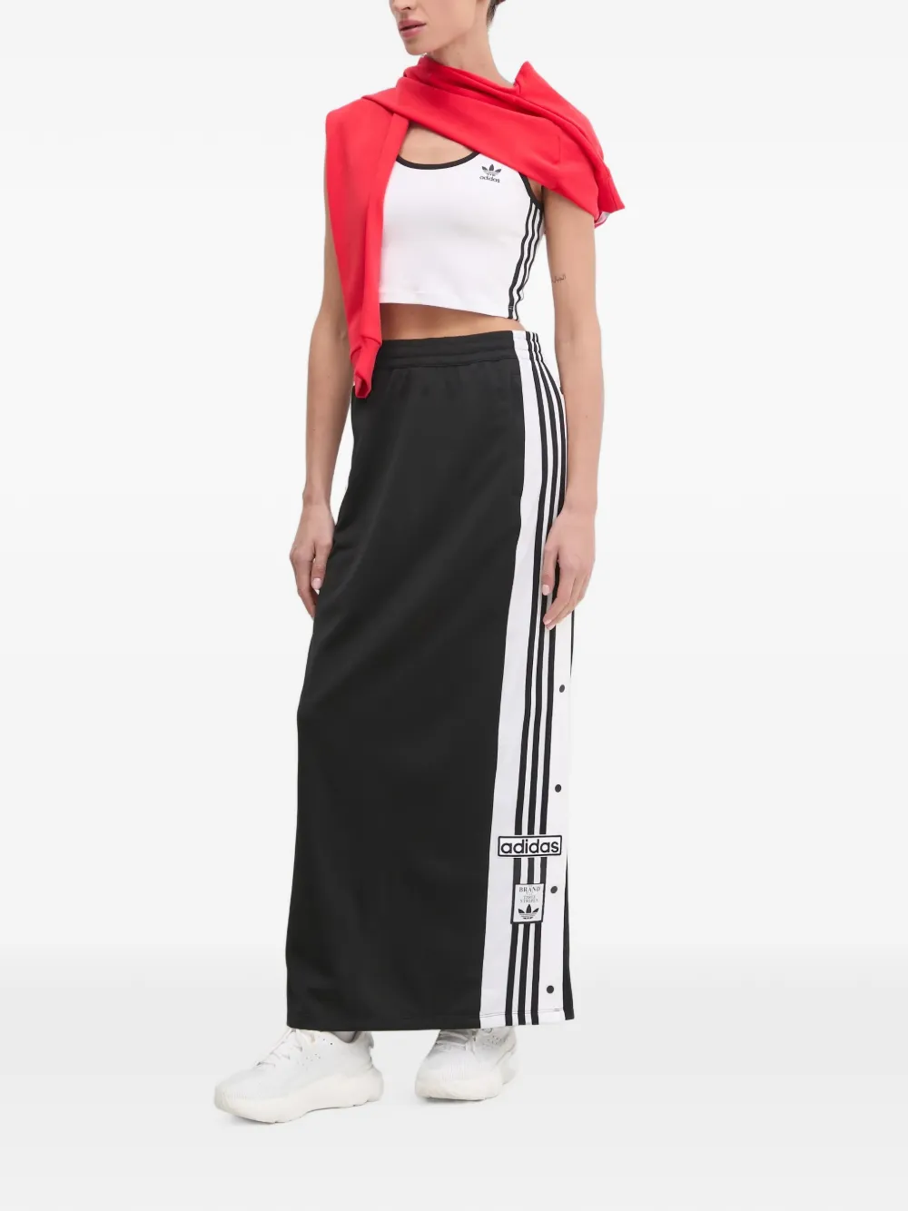 adidas Maglione con stampa - Rosso