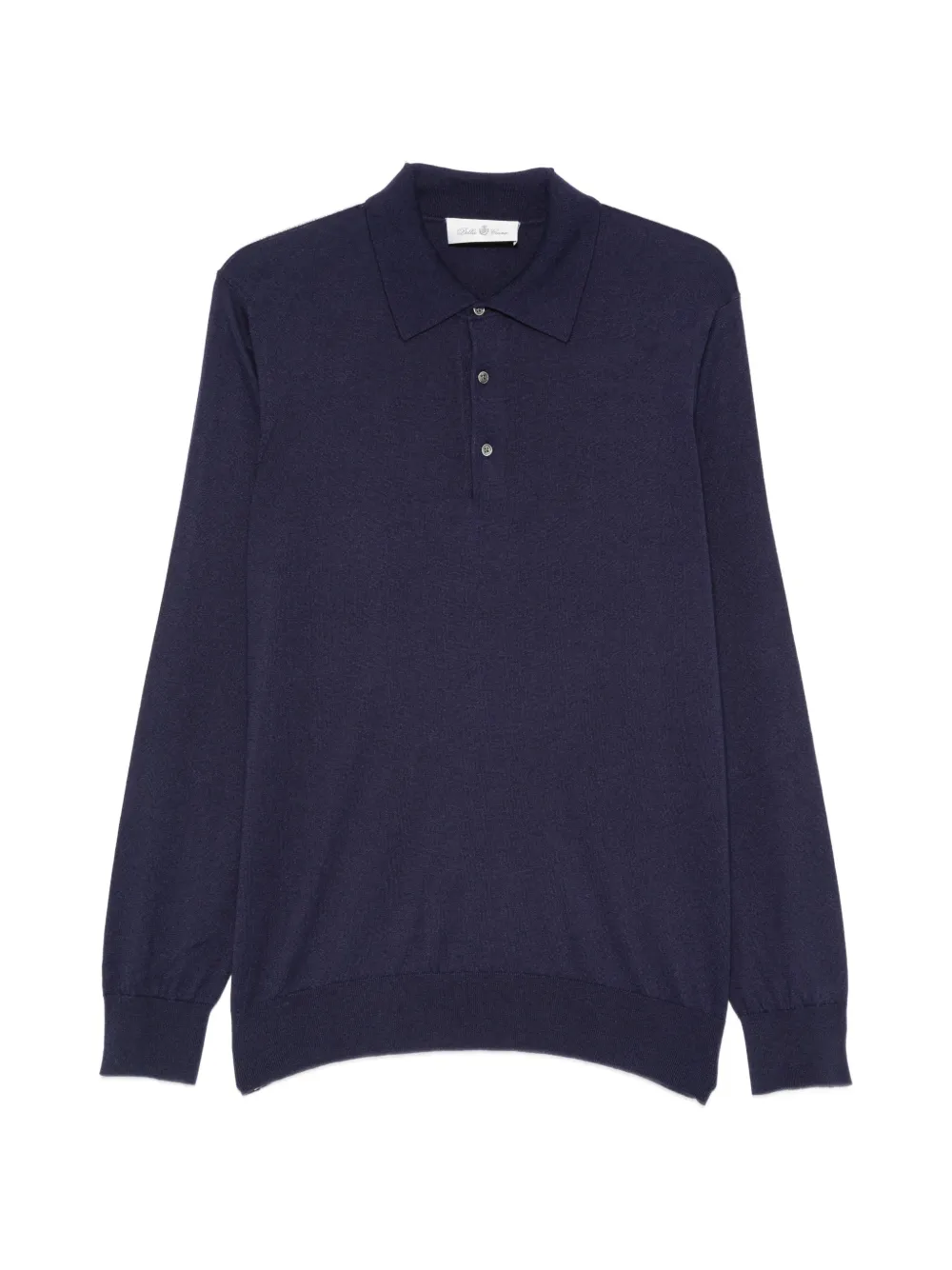 Della Ciana long-sleeve polo shirt - Blu