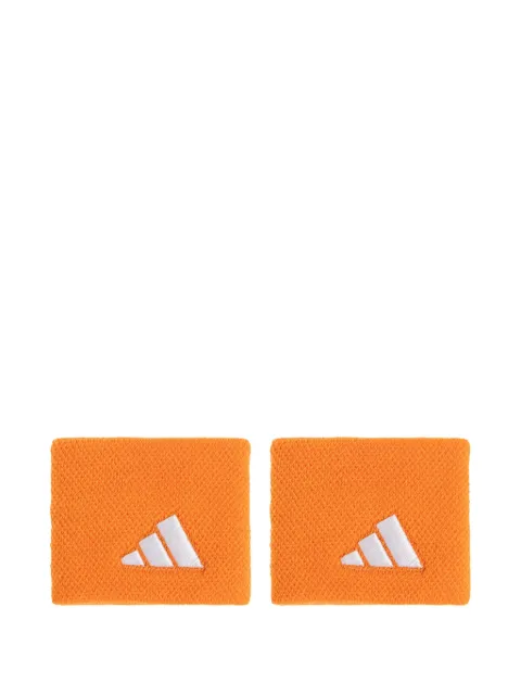 adidas logo-embroidered wristbands