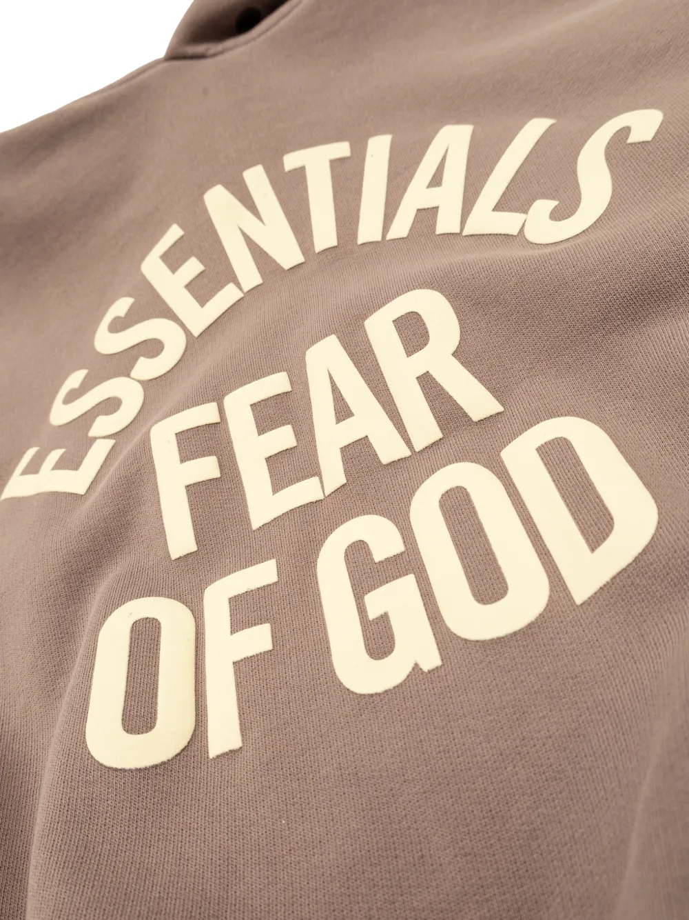 FEAR OF GOD ESSENTIALS KIDS Campus 90s hoodie met logoprint Paars