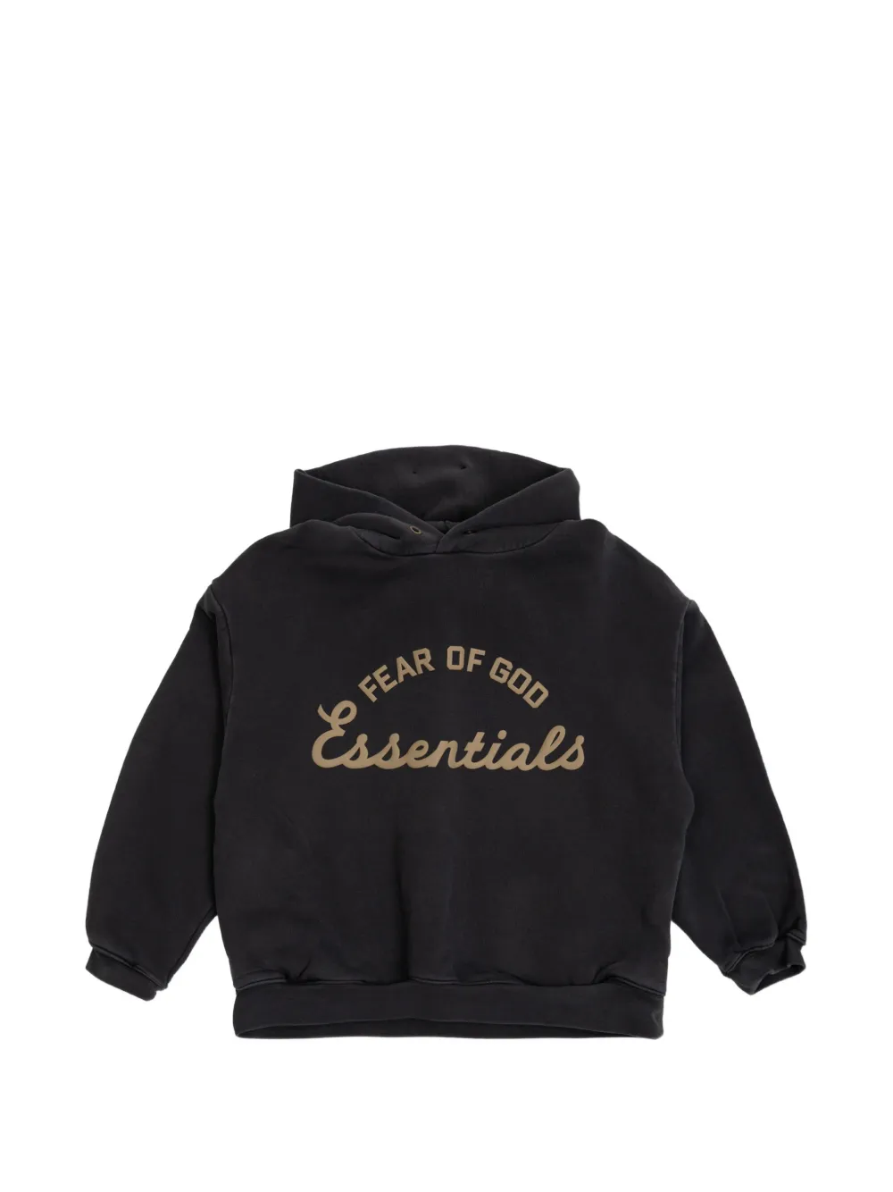FEAR OF GOD ESSENTIALS KIDS Hoodie met logoprint Bruin