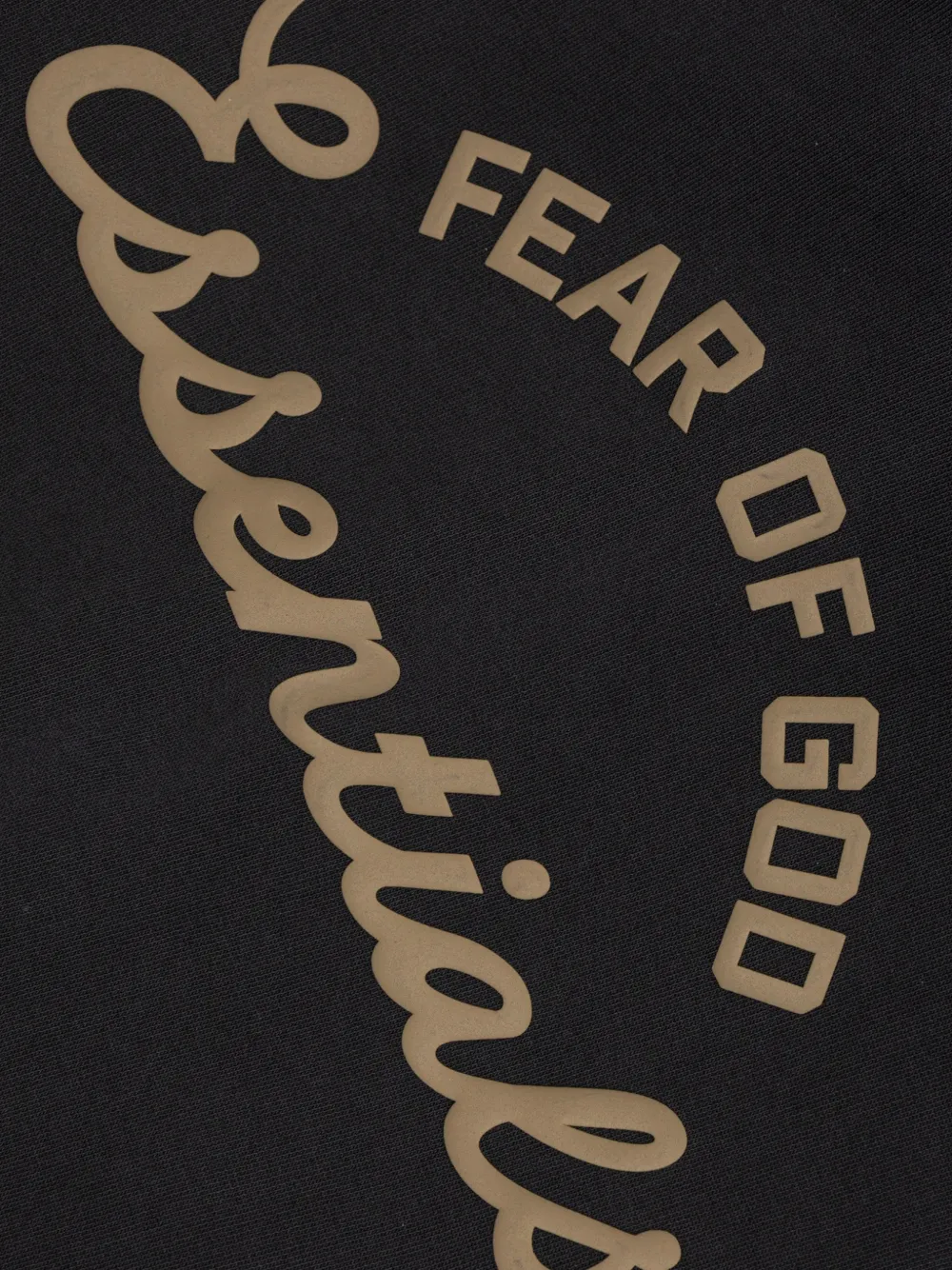 FEAR OF GOD ESSENTIALS KIDS Hoodie met logoprint Bruin