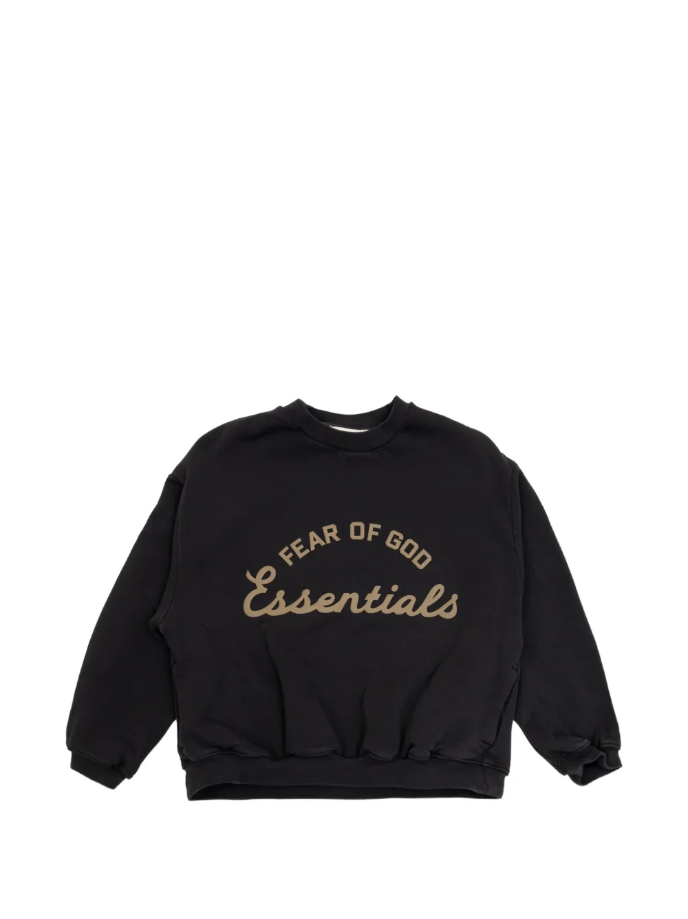 FEAR OF GOD ESSENTIALS KIDS Sweater met logoprint Zwart