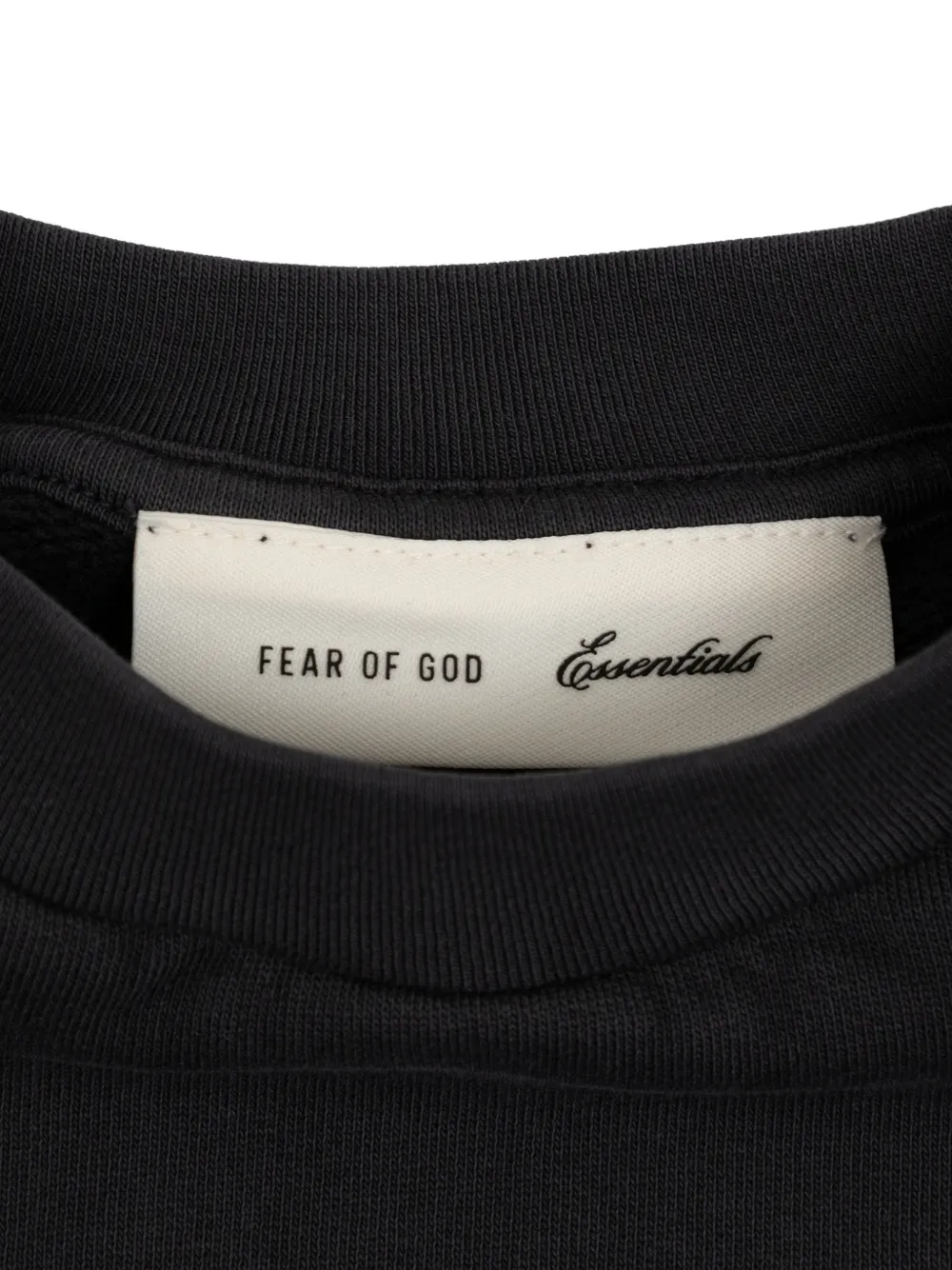 FEAR OF GOD ESSENTIALS KIDS Sweater met logoprint Zwart