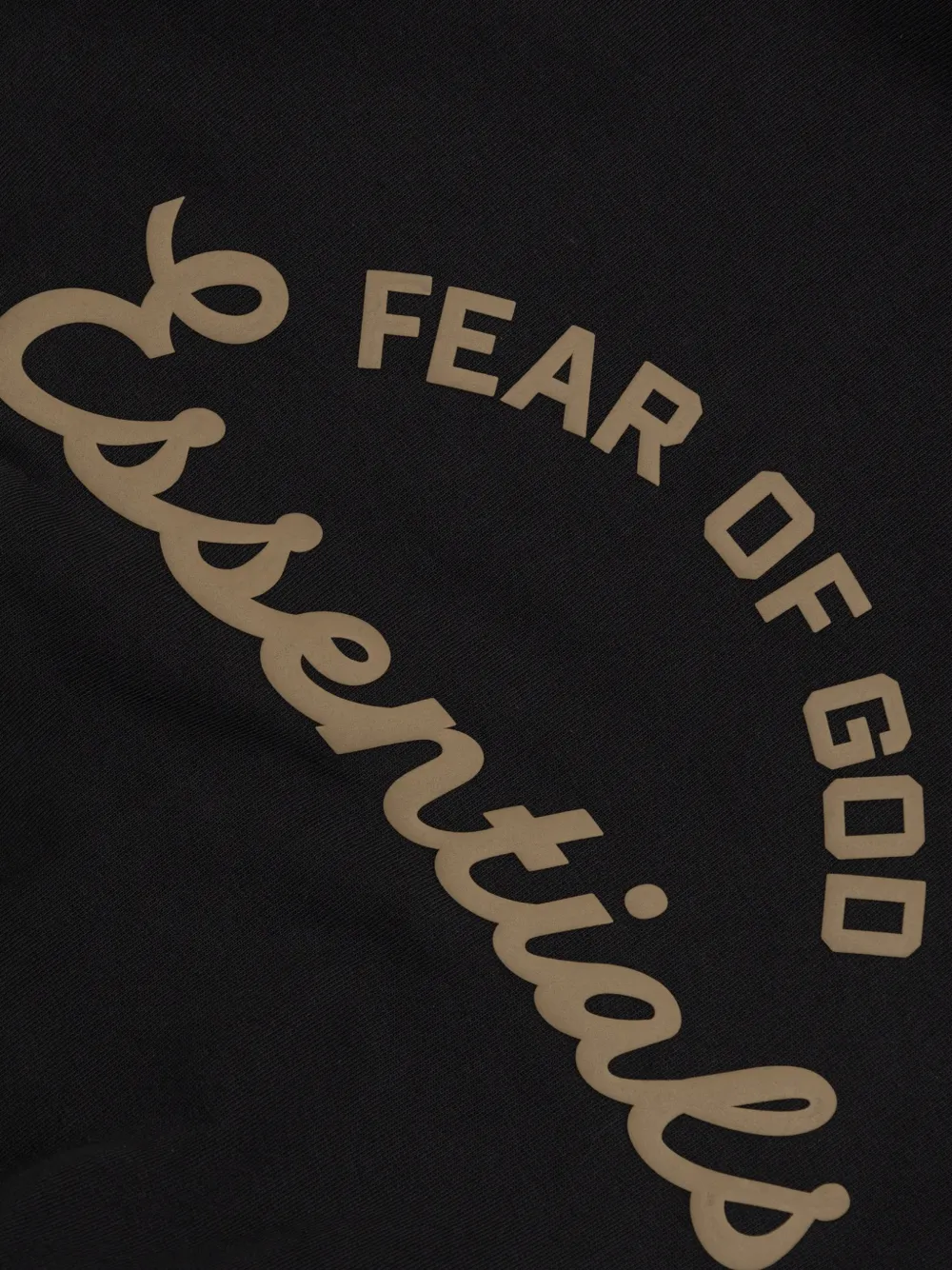 FEAR OF GOD ESSENTIALS KIDS Sweater met logoprint Zwart