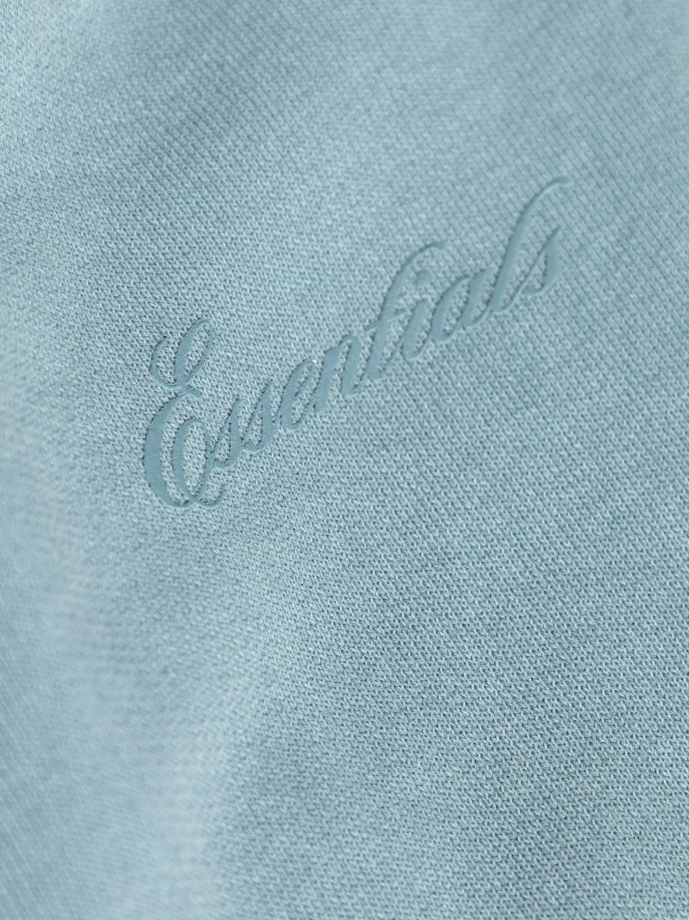 FEAR OF GOD ESSENTIALS KIDS Signature trainingsbroek met wijde pijpen Blauw