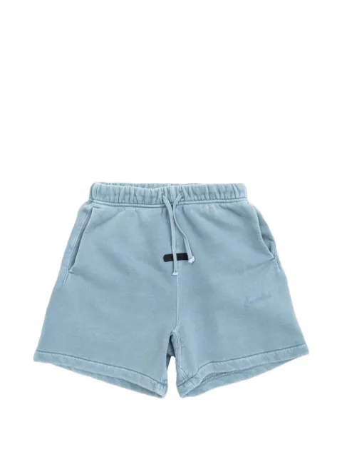 FEAR OF GOD ESSENTIALS KIDS Essentials logo-flock shorts