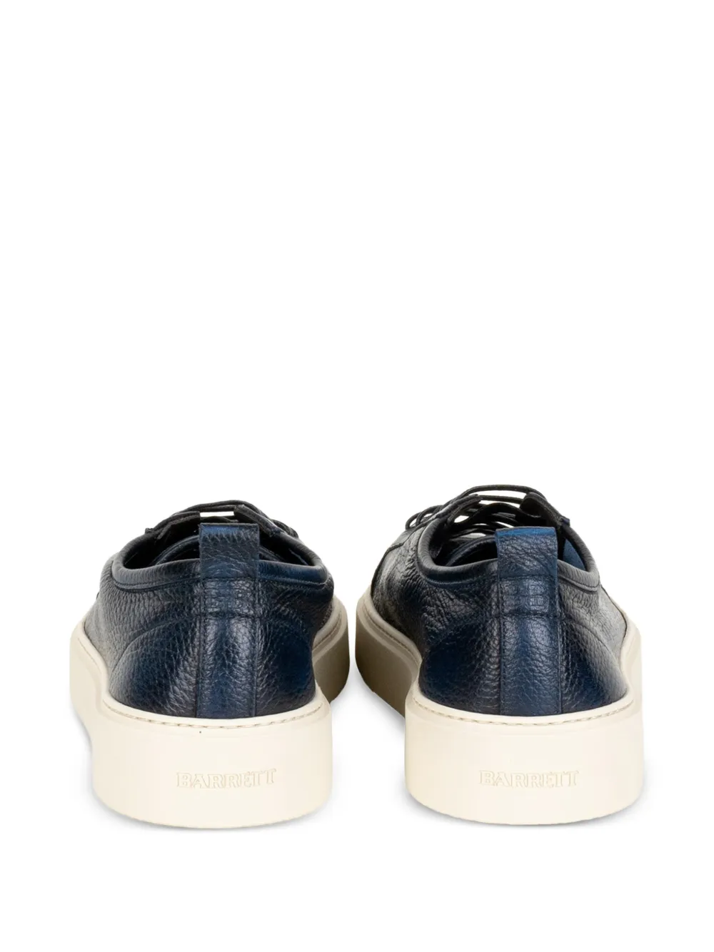 Neil Barrett pebbled-leather sneakers Blauw