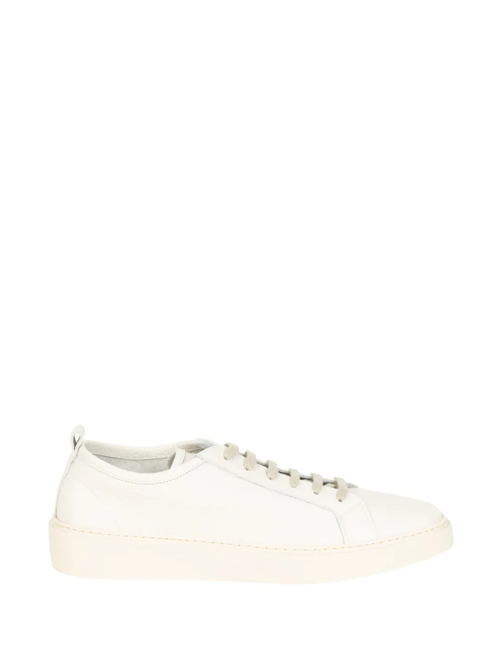 Neil Barrett grainy-leather sneakers - Bianco