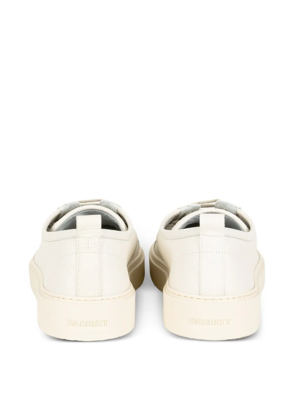 Neil Barrett grainy-leather sneakers Wit