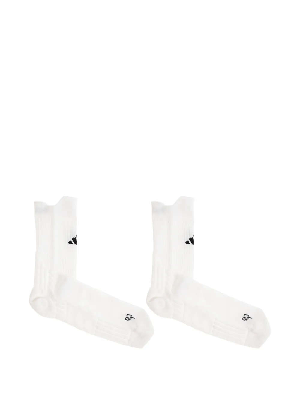 adidas logo-embroidered socks - Bianco
