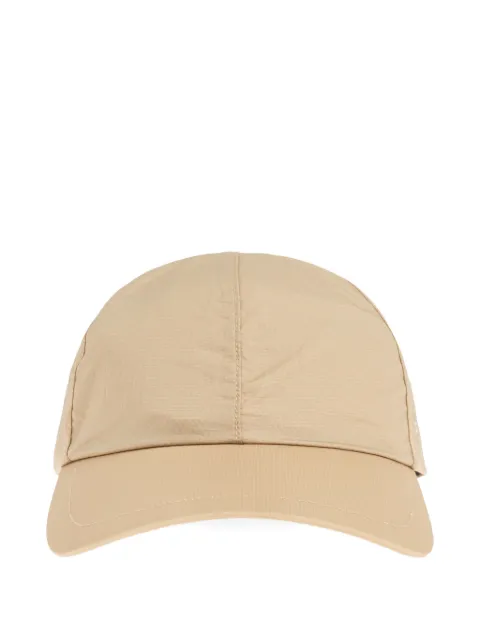 On logo-print panelled baseball cap