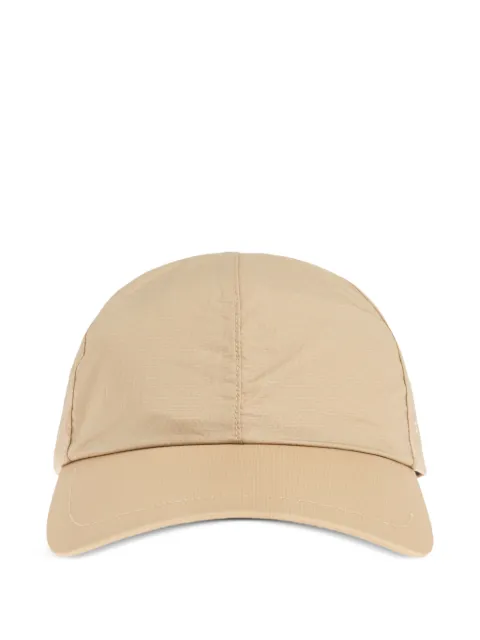 On logo-print panelled baseball cap