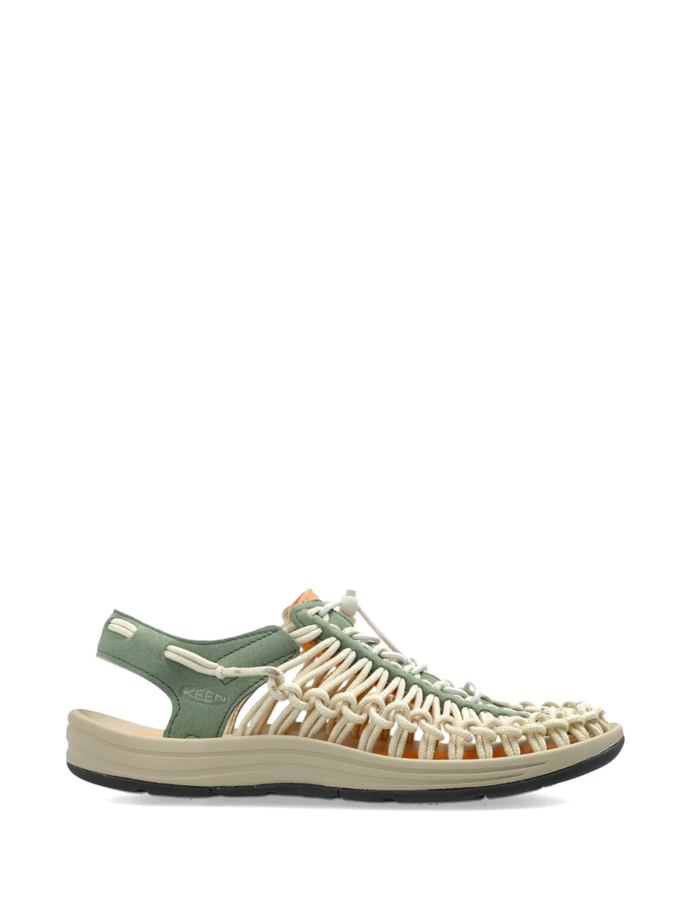 KEEN FOOTWEAR Uneek cord-detail flat sandals Wit