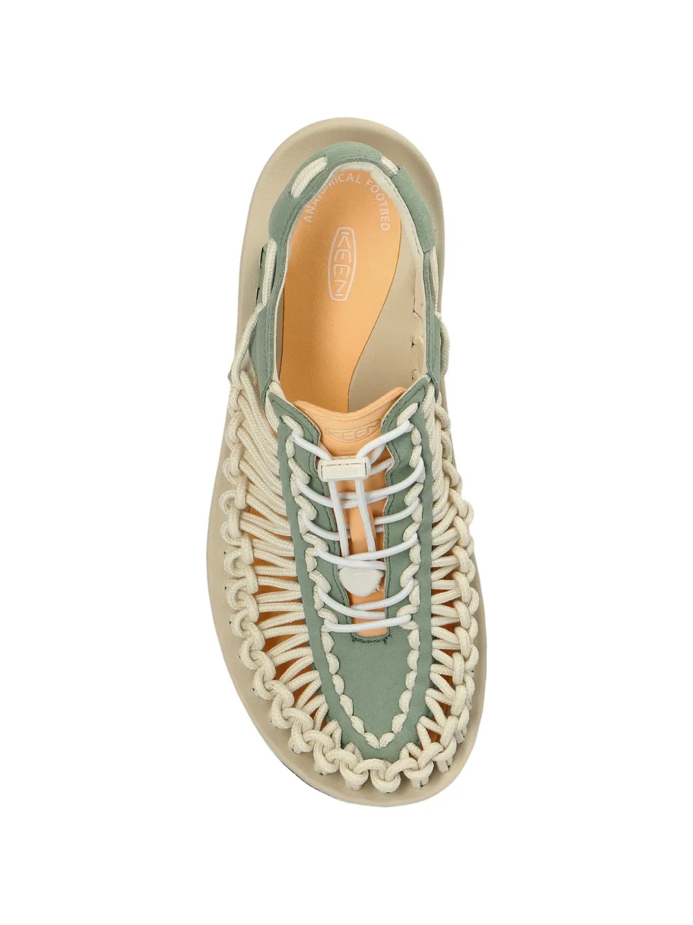 KEEN FOOTWEAR Uneek cord-detail flat sandals Wit