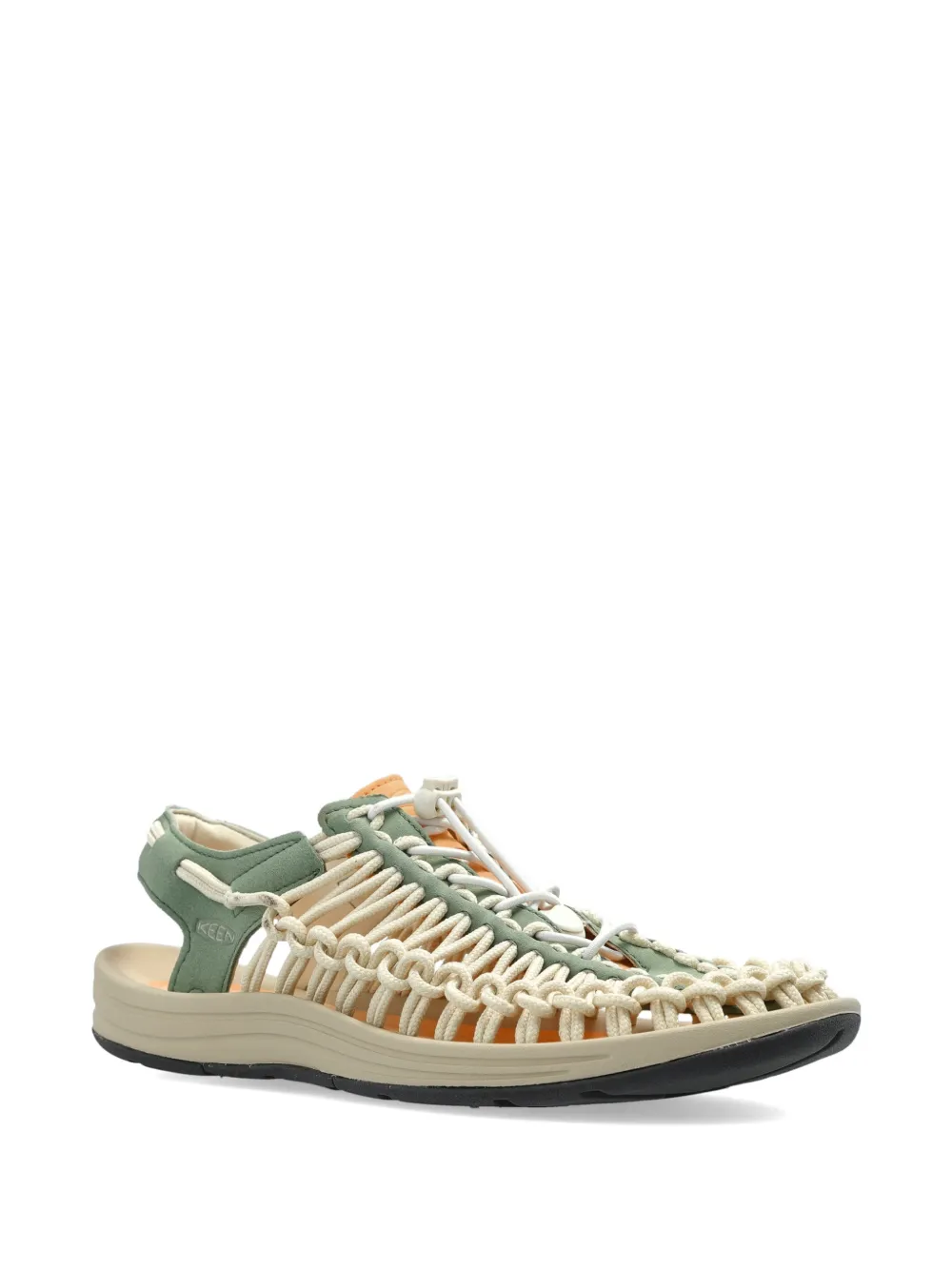 KEEN FOOTWEAR Uneek cord-detail flat sandals Wit