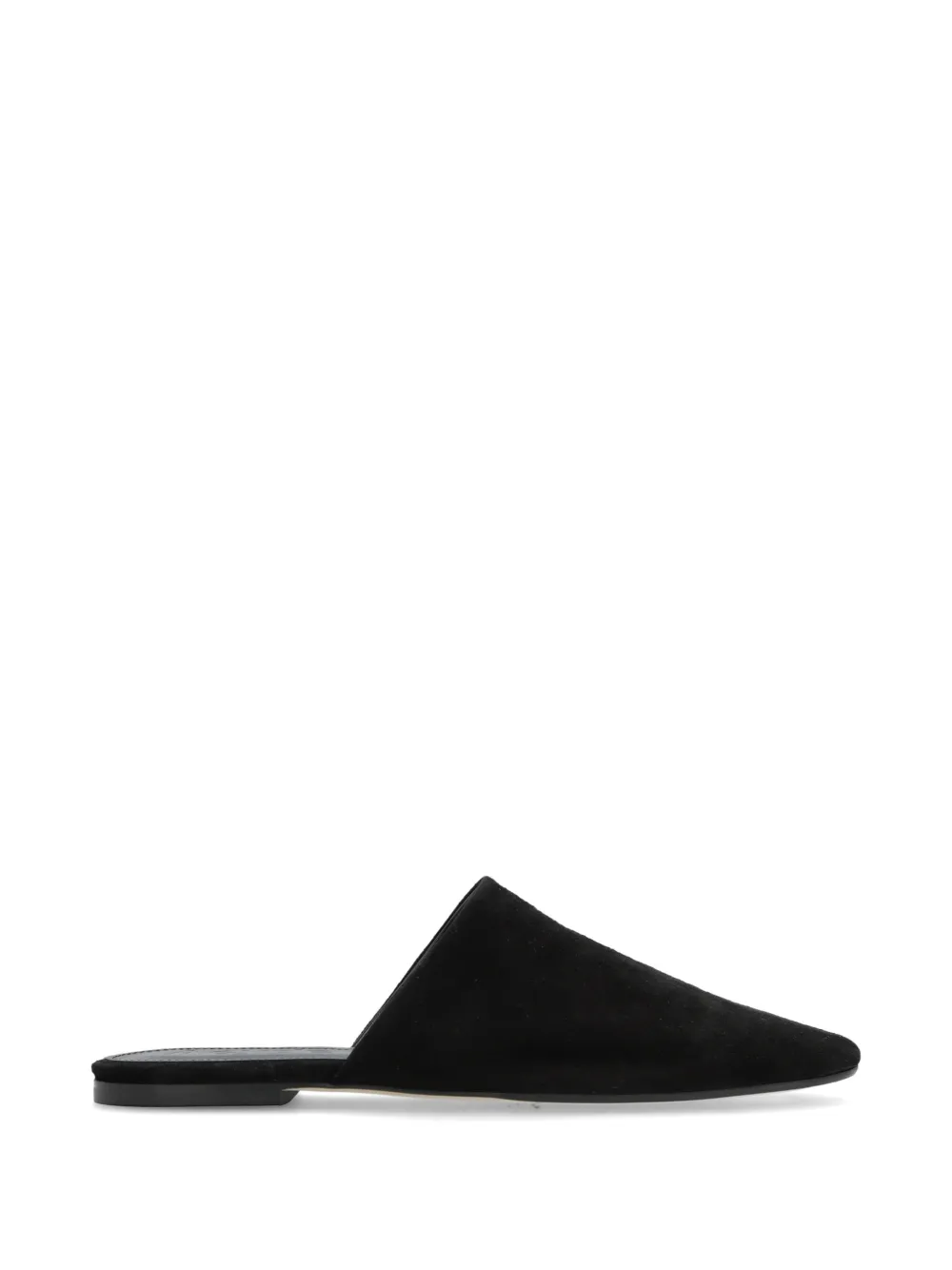 Aeyde Rega suede mules - Nero