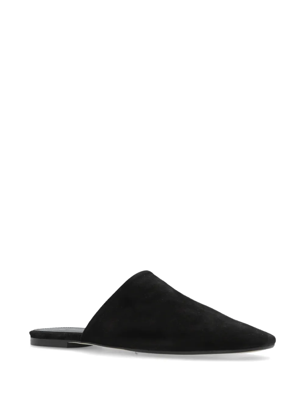 Aeyde Rega suede mules Zwart