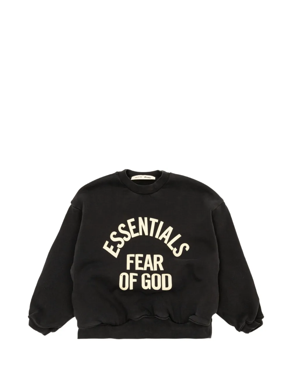 FEAR OF GOD ESSENTIALS KIDS Campus 90s crewneck sweatshirt - Nero