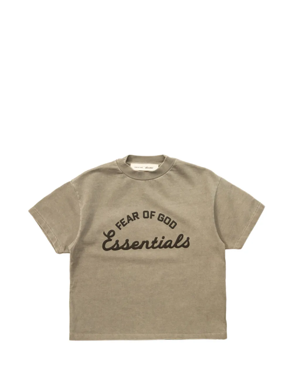 FEAR OF GOD ESSENTIALS KIDS Training 90s Essentials T-shirt met logoprint Beige