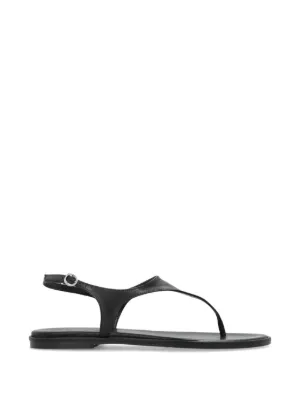 Jil Sander Cage フラットサンダル | ブラック | FARFETCH JP