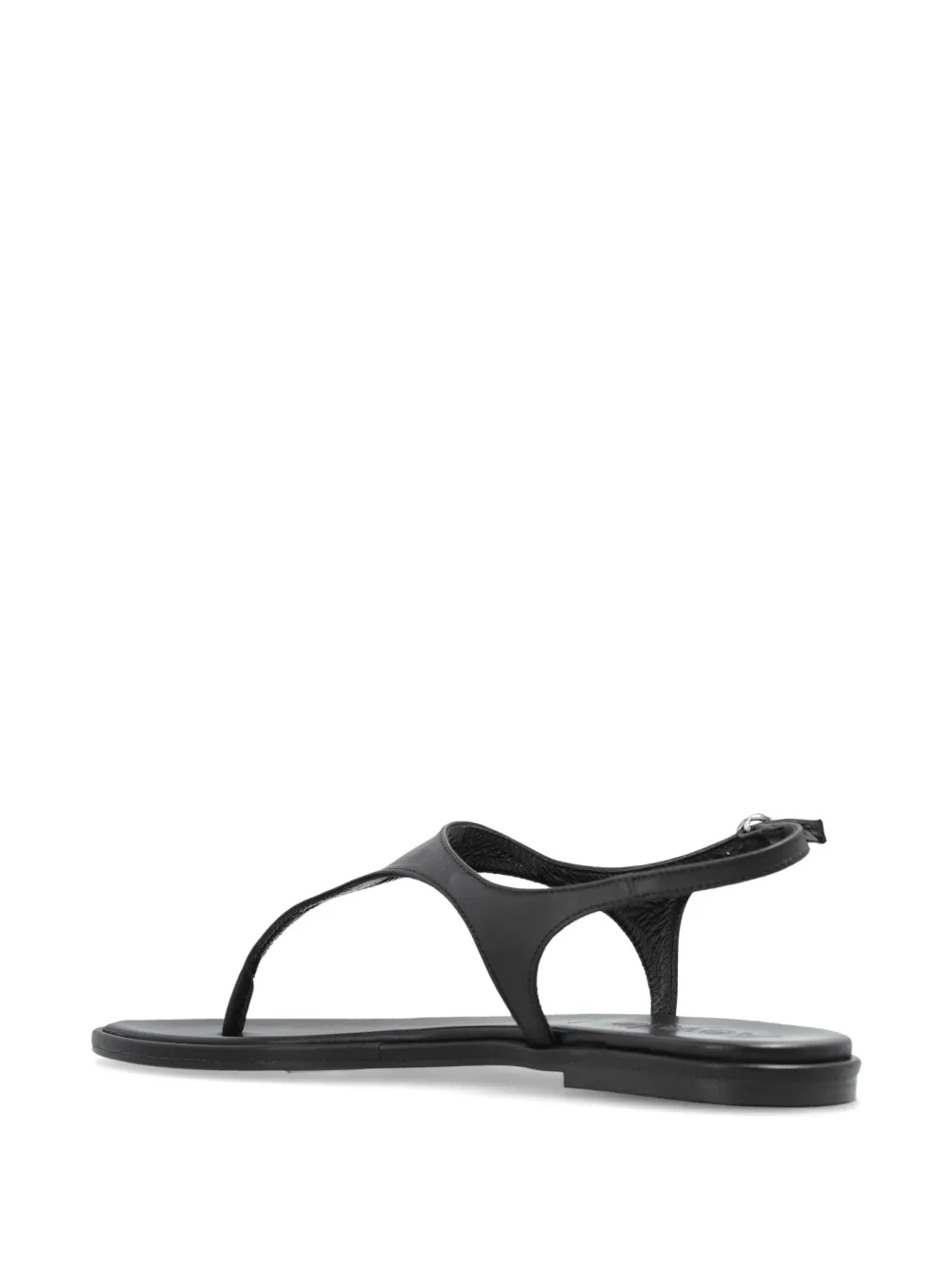 Aeyde Raine leather sandals Zwart
