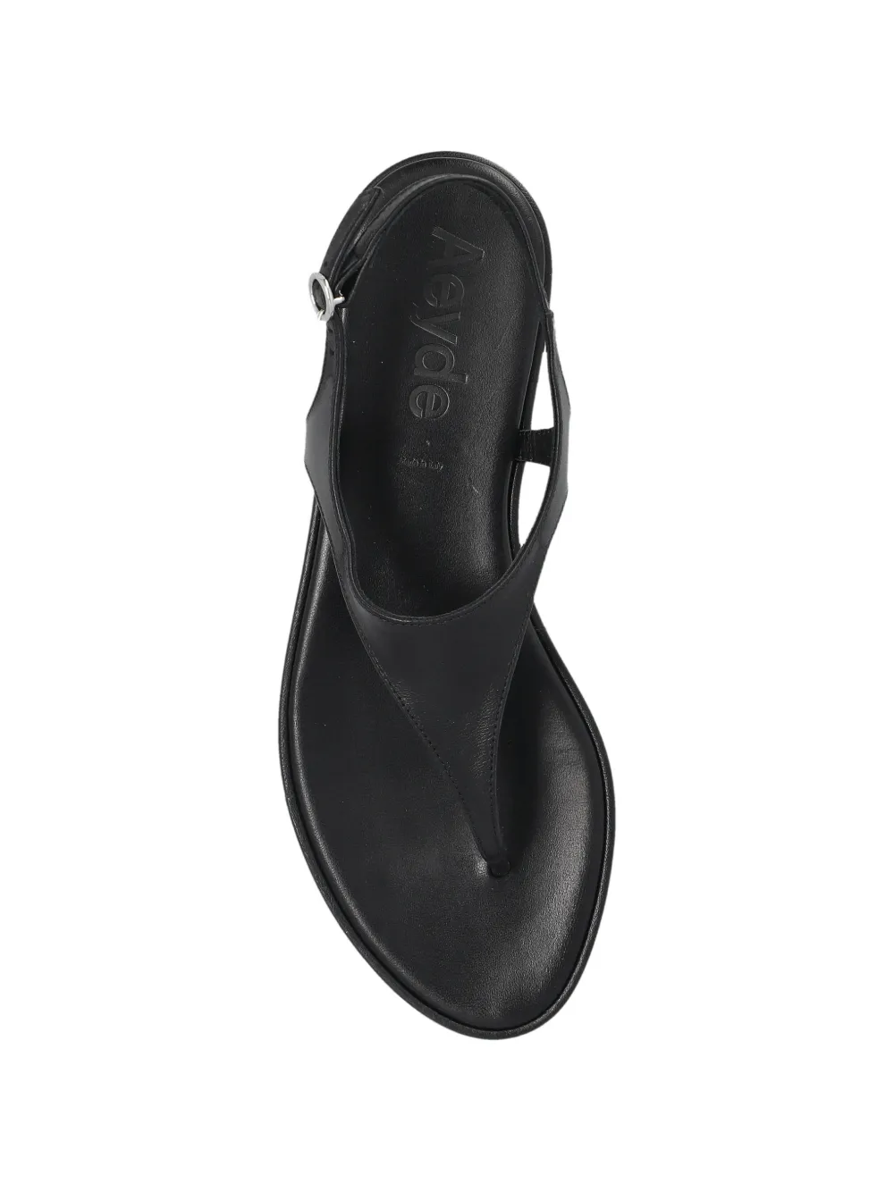 Aeyde Raine leather sandals Zwart