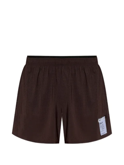 Satisfy Space-O perforated shorts