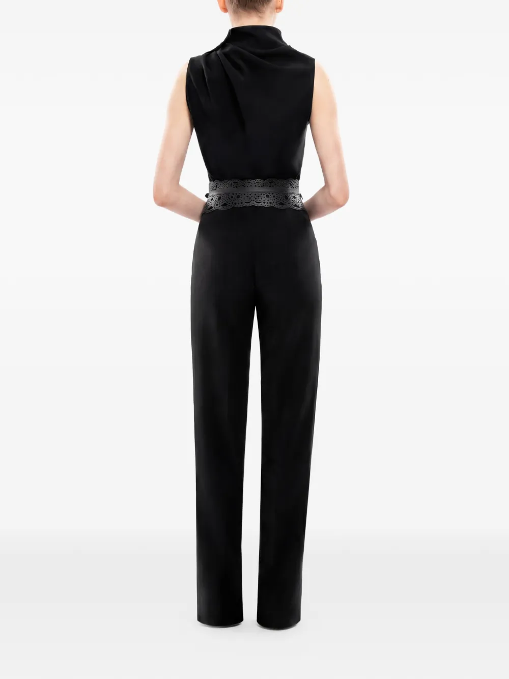 Saiid Kobeisy Straight broek Zwart
