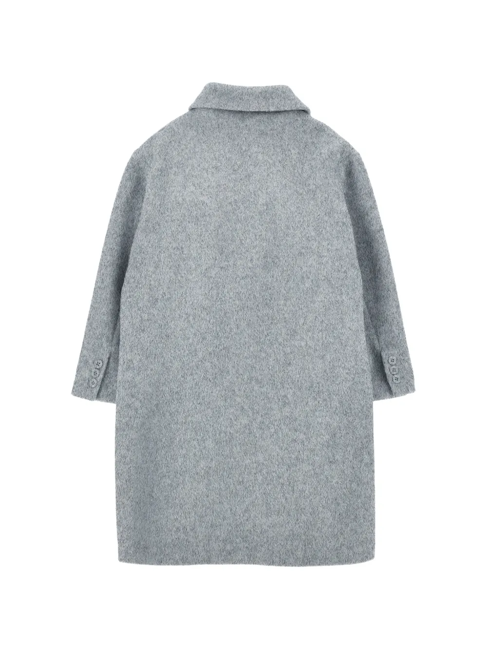 Monnalisa Jas met bloemenpatch Grijs