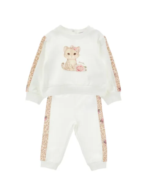 Monnalisa animal-print graphic-print tracksuit