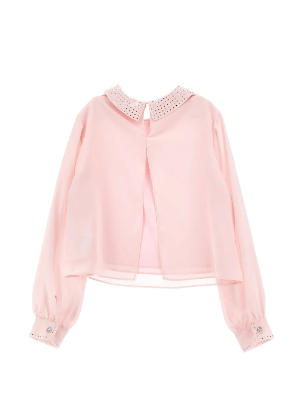 Monnalisa Blouse verfraaid met stras Roze