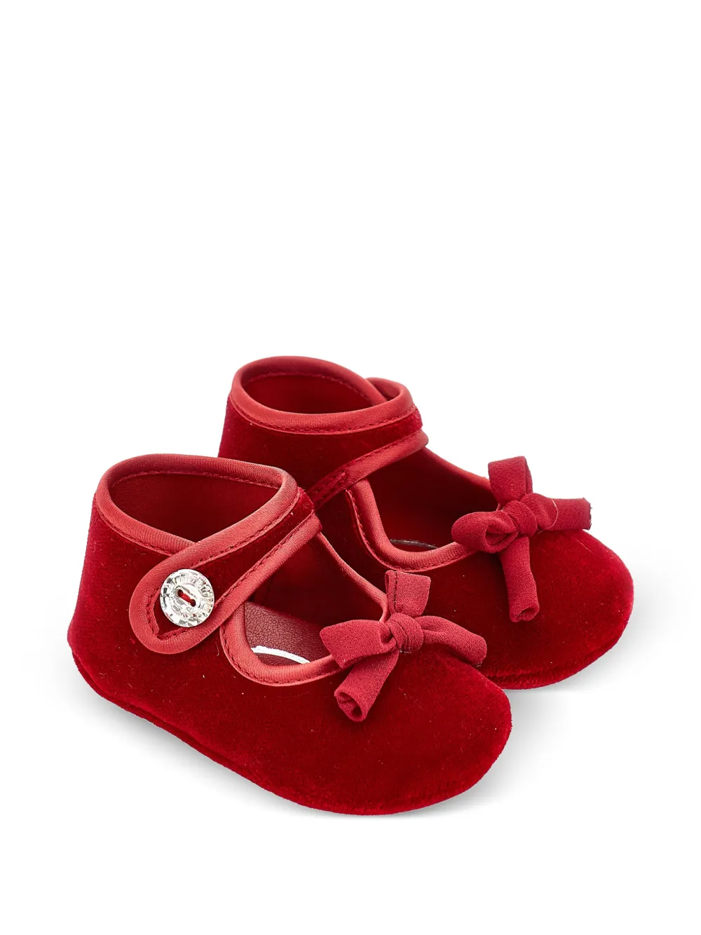 Monnalisa Scarpe con fiocco - Rosso