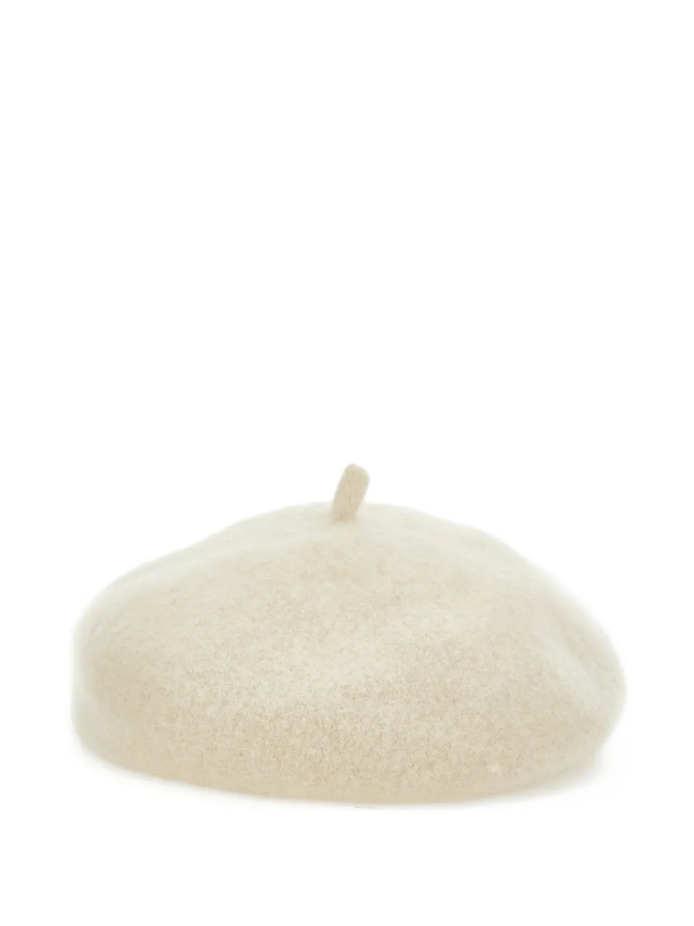 Monnalisa Baret verfraaid met parels en bloemapplicatie Beige