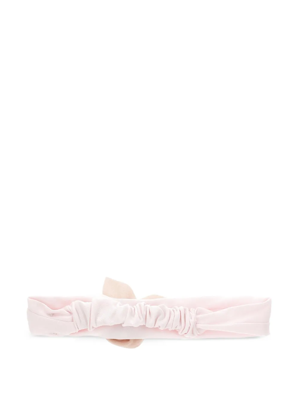 Monnalisa Elastische haarband met bloemendetail Roze