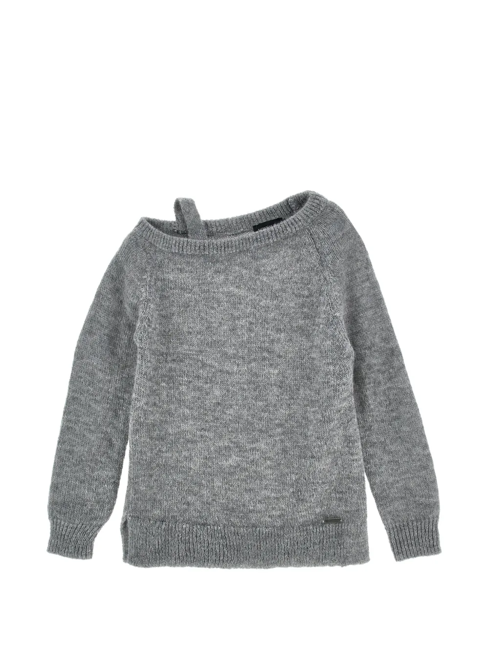 Monnalisa Maglione con spalle scoperte - Grigio