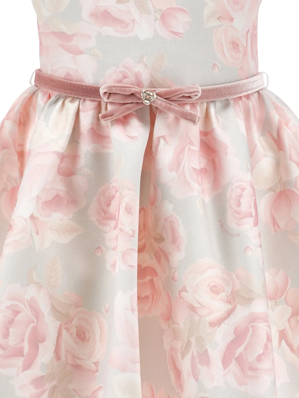 Monnalisa Jurk met bloemenprint Grijs