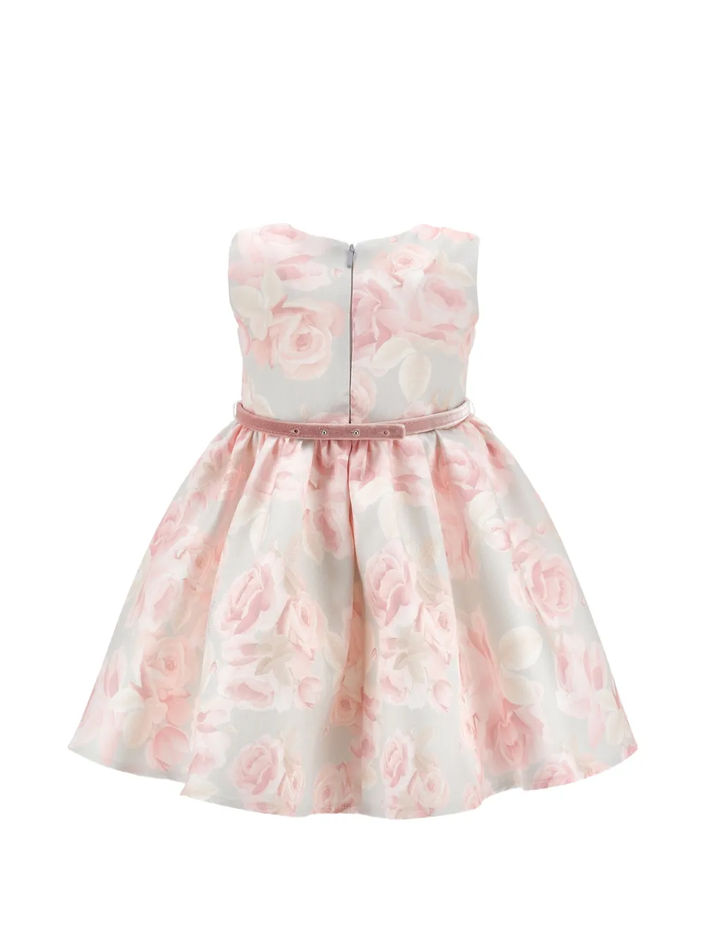 Monnalisa Jurk met bloemenprint Grijs