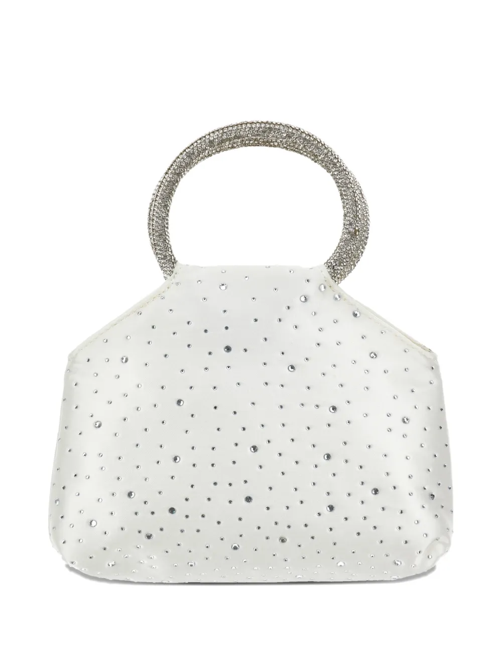 Monnalisa Shopper verfraaid met kristallen Wit