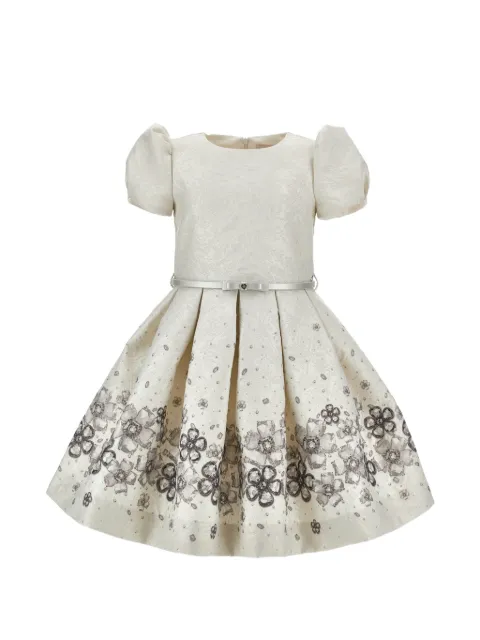 Monnalisa Ausgestelltes Kleid mit Blumenprint