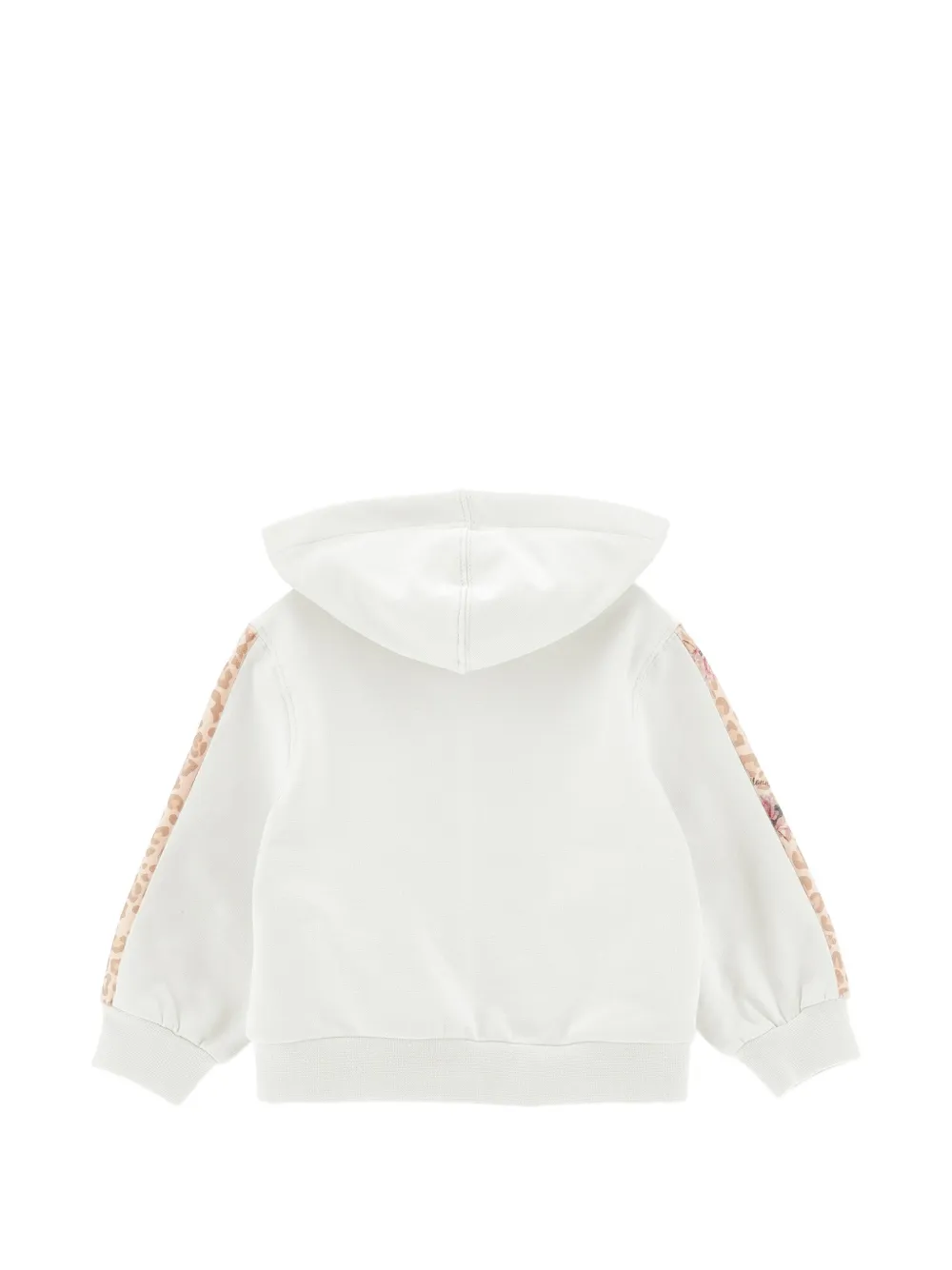 Monnalisa Hoodie met strikprint Wit