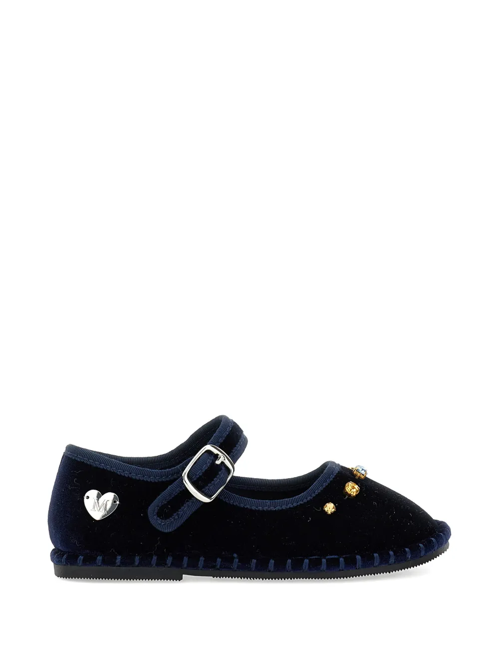 Monnalisa Ballerina's met kristallen Blauw