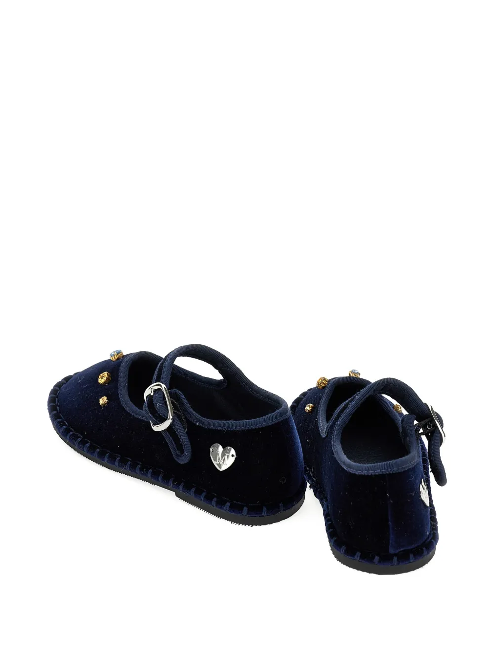 Monnalisa Ballerina's met kristallen Blauw