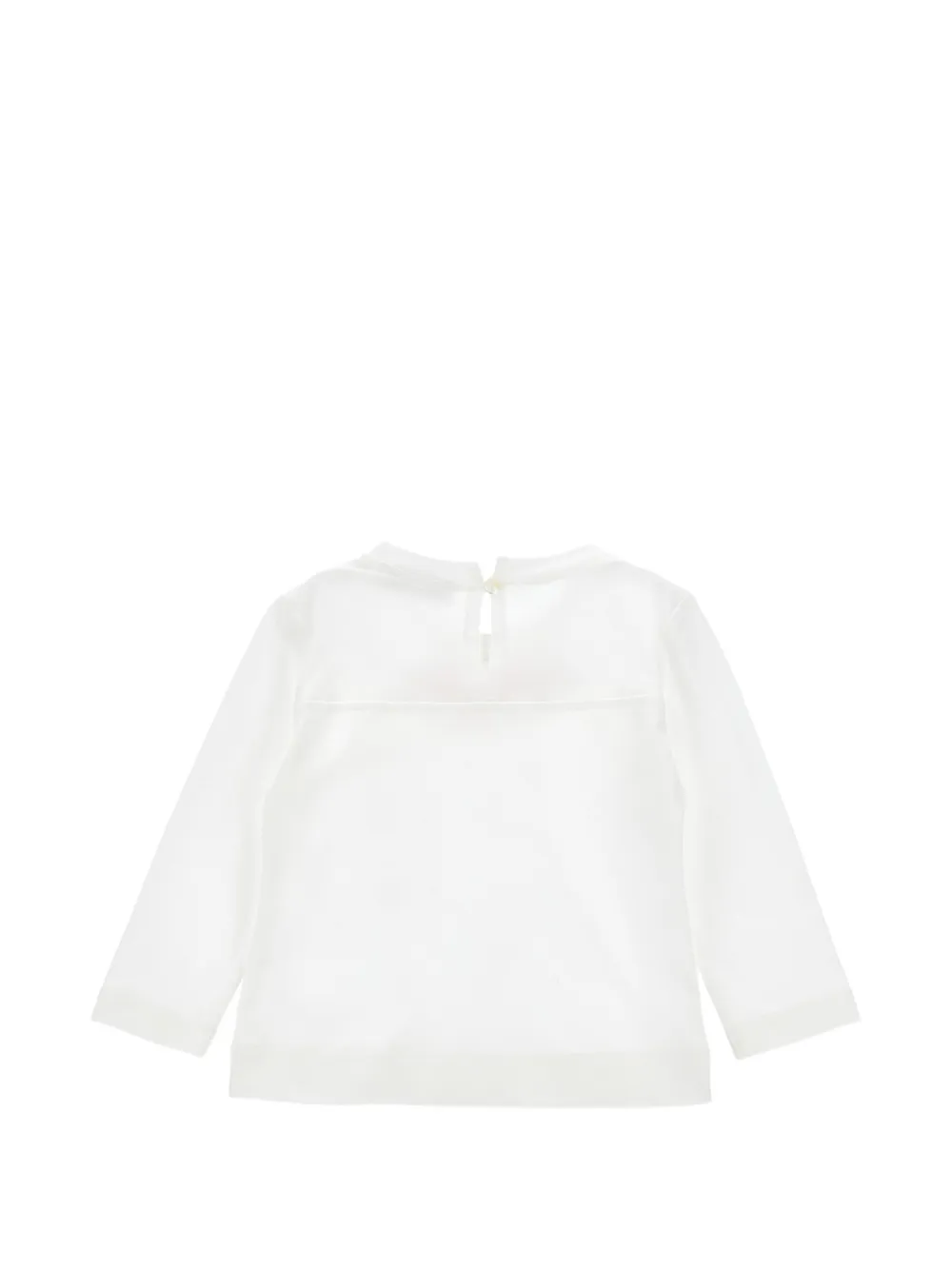 Monnalisa T-shirt met lange mouwen Wit