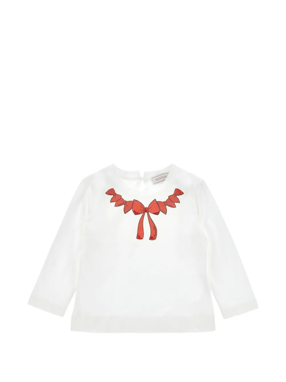 Monnalisa T-shirt a maniche lunghe - Bianco