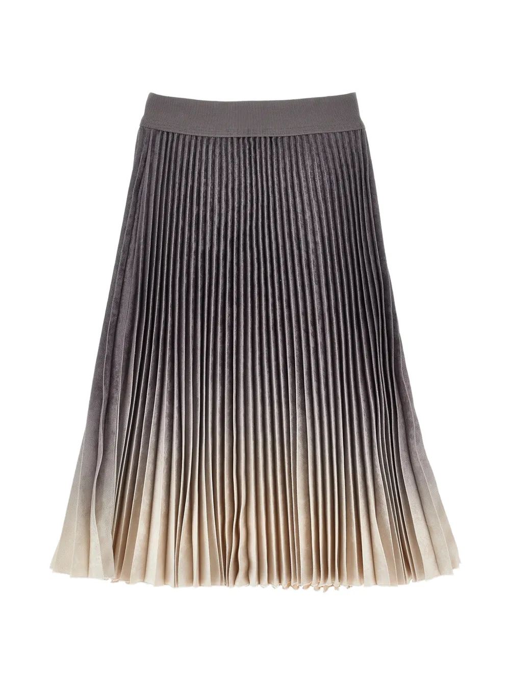 Monnalisa Plooirok met ombre effect Grijs