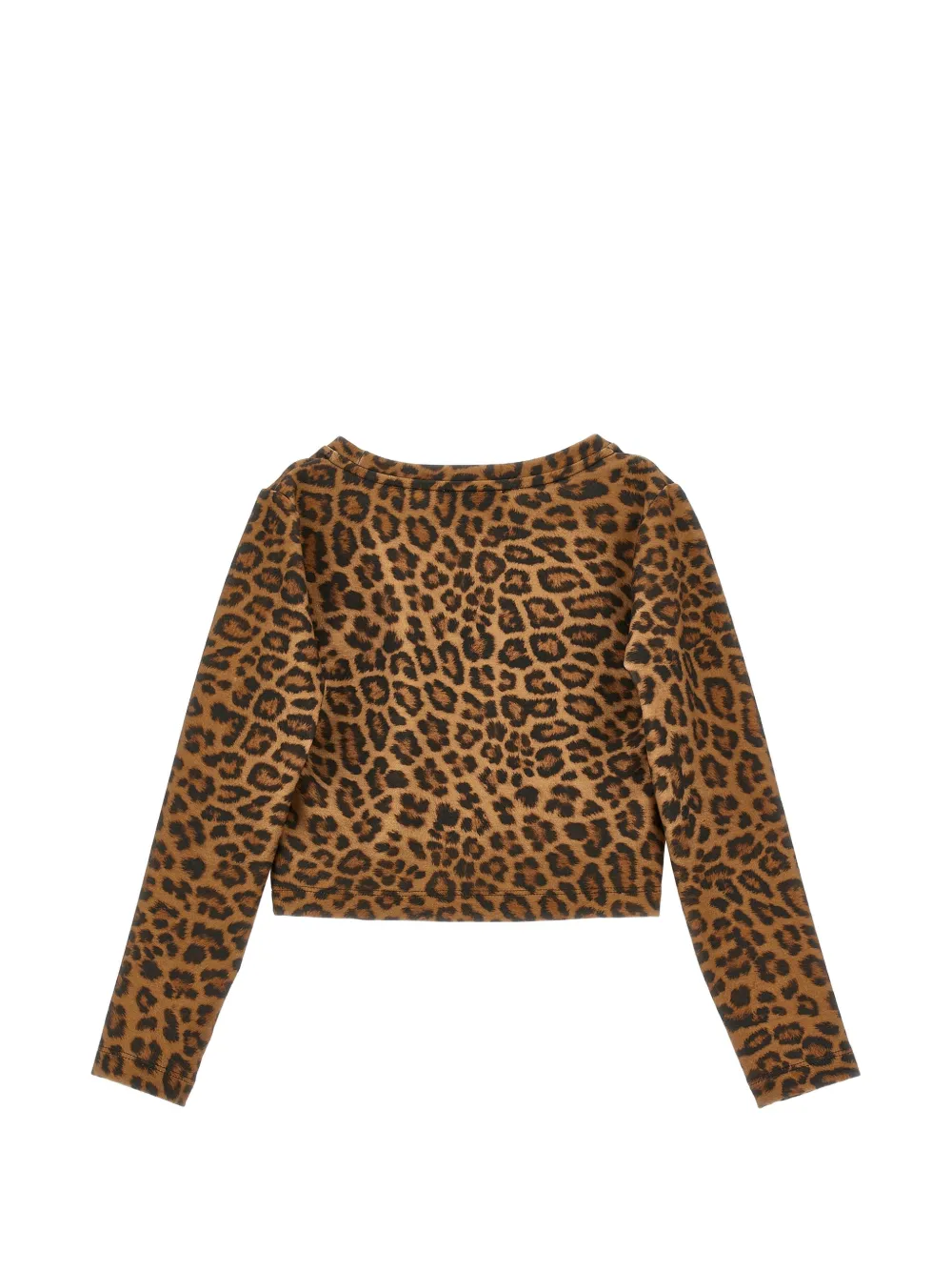Monnalisa Cropped T-shirt Bruin