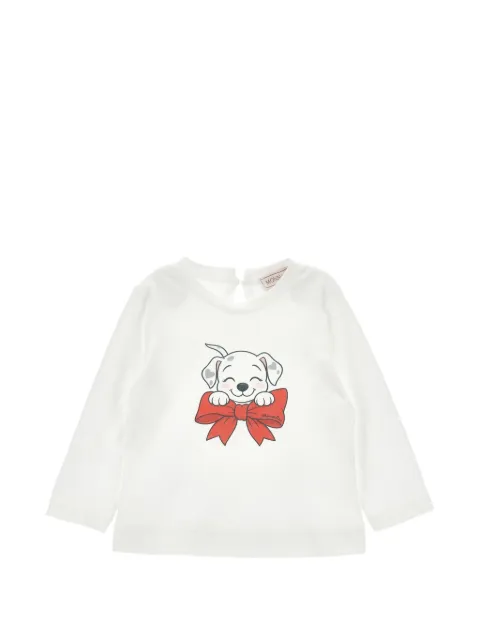 Monnalisa graphic-print long-sleeve T-shirt