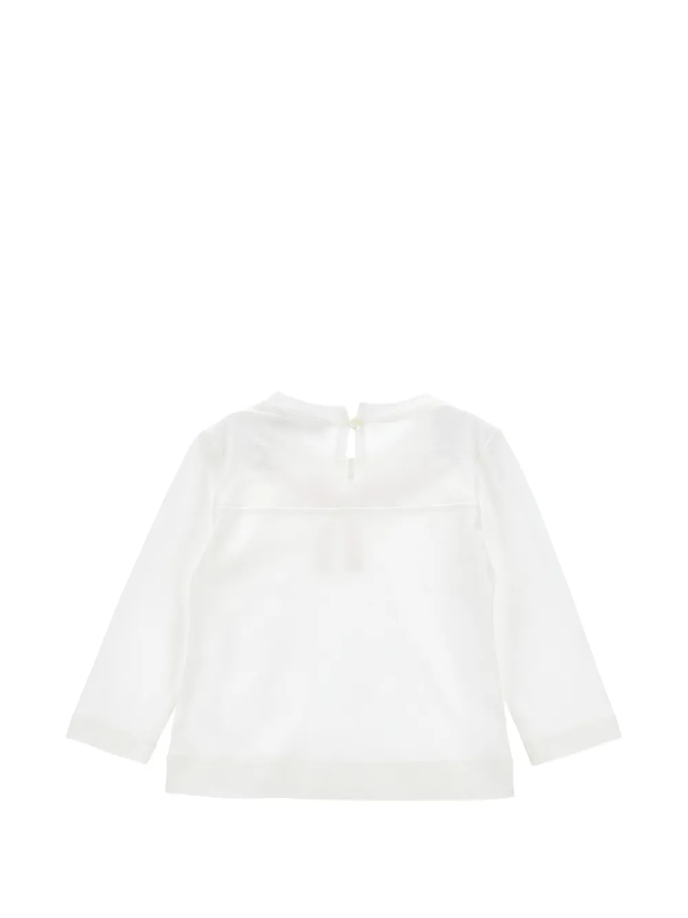 Monnalisa T-shirt met grafische print Wit