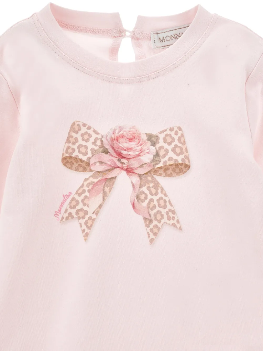 Monnalisa T-shirt met print Roze